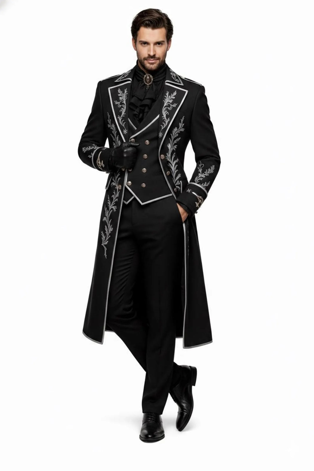 Men's Victorian Gothic Vampire Coat