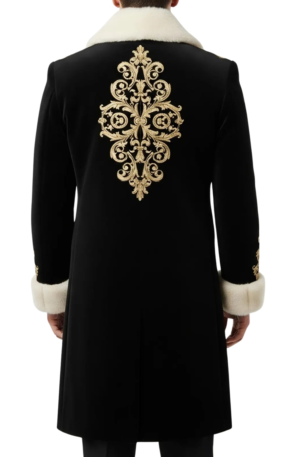 Handmade Velvet Gothic Trench Coat