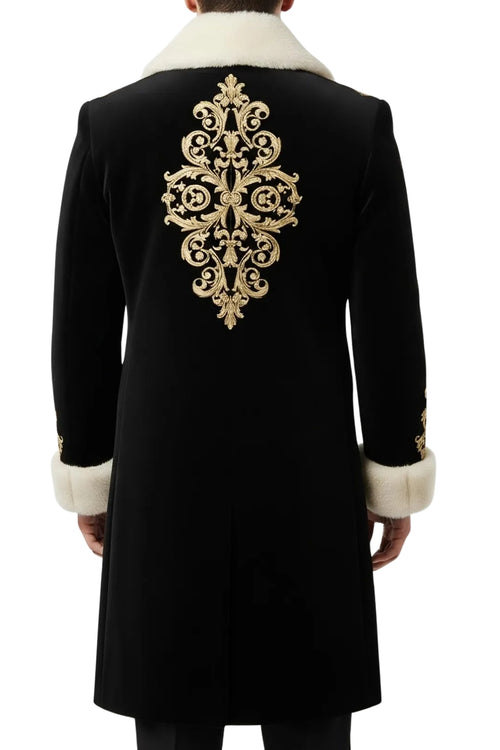 Handmade Velvet Gothic Trench Coat