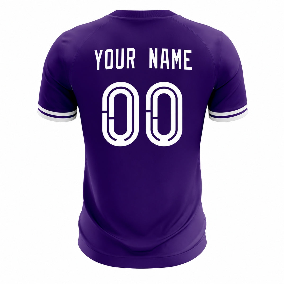 Custom Purple Team Sports Jersey – Personalized Name & Number Uniform